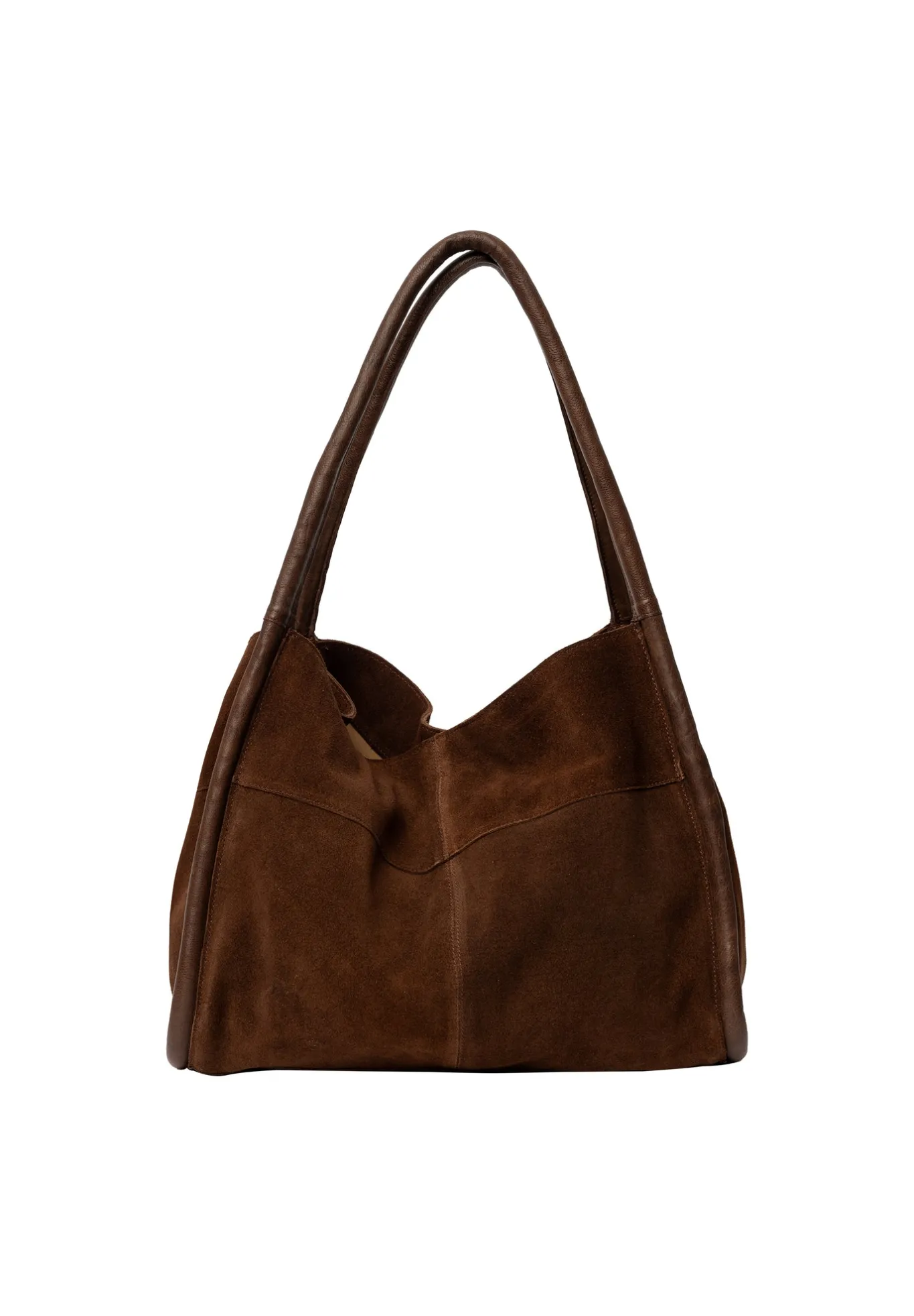 VIAMAJA Shoppere<Shopper i ruskind - Woodsmoke