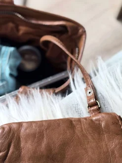 VIAMAJA Skuldertasker|Shoppere<Shopper ink pung MILLE – COGNAC