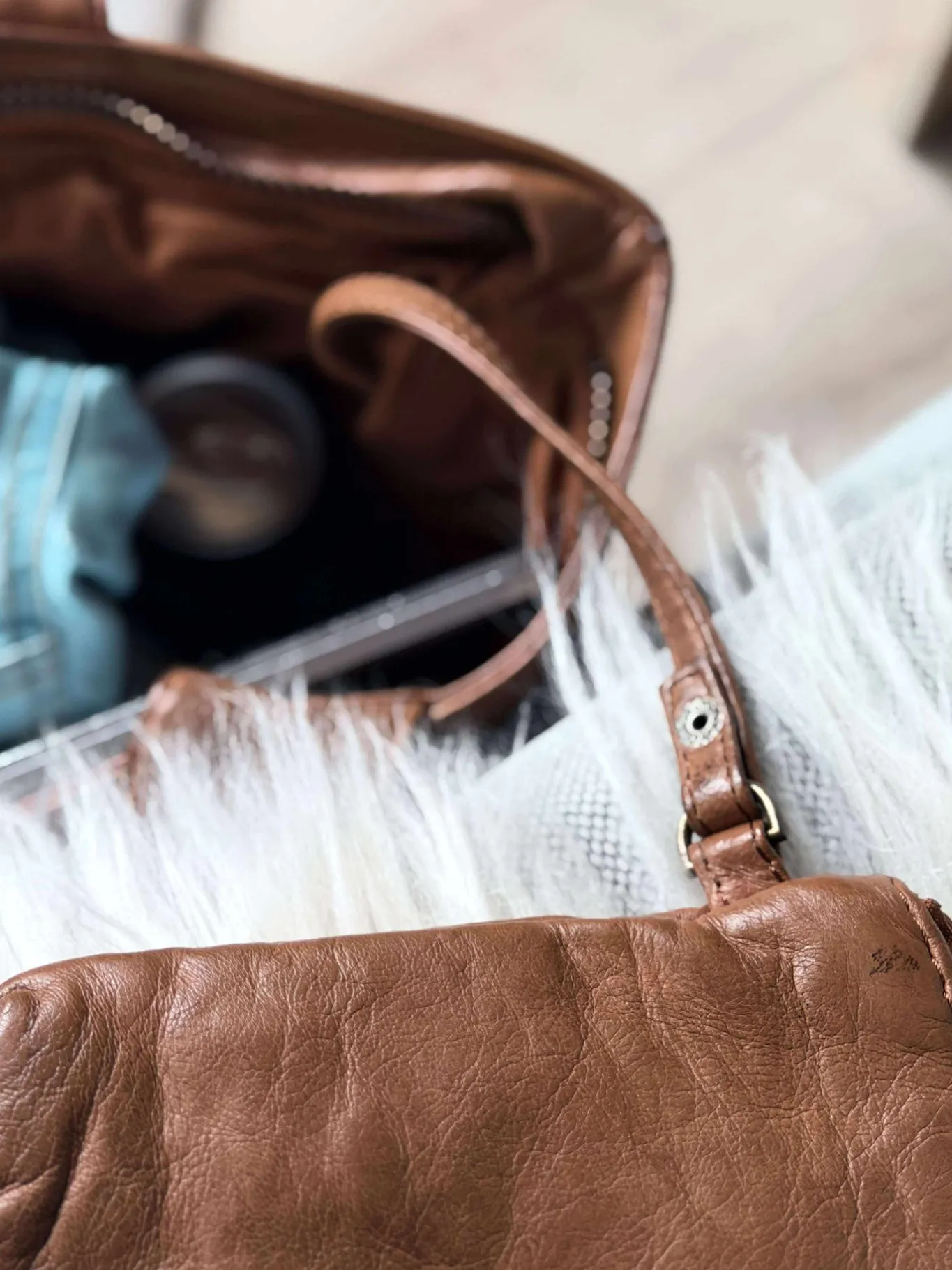 VIAMAJA Skuldertasker|Shoppere<Shopper ink pung MILLE – COGNAC