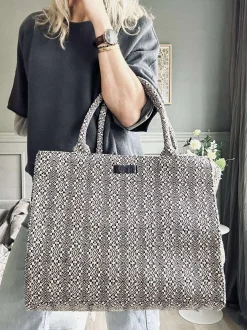 VIAMAJA Shoppere<Shopper Julia - Dekoreret med eksklusivt print