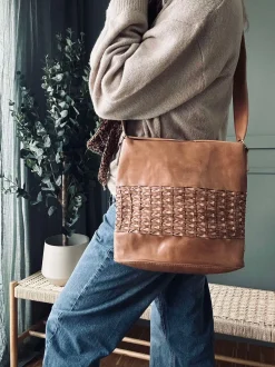 VIAMAJA Skuldertasker|Shoppere<Shopper Lux Handmade - Camel