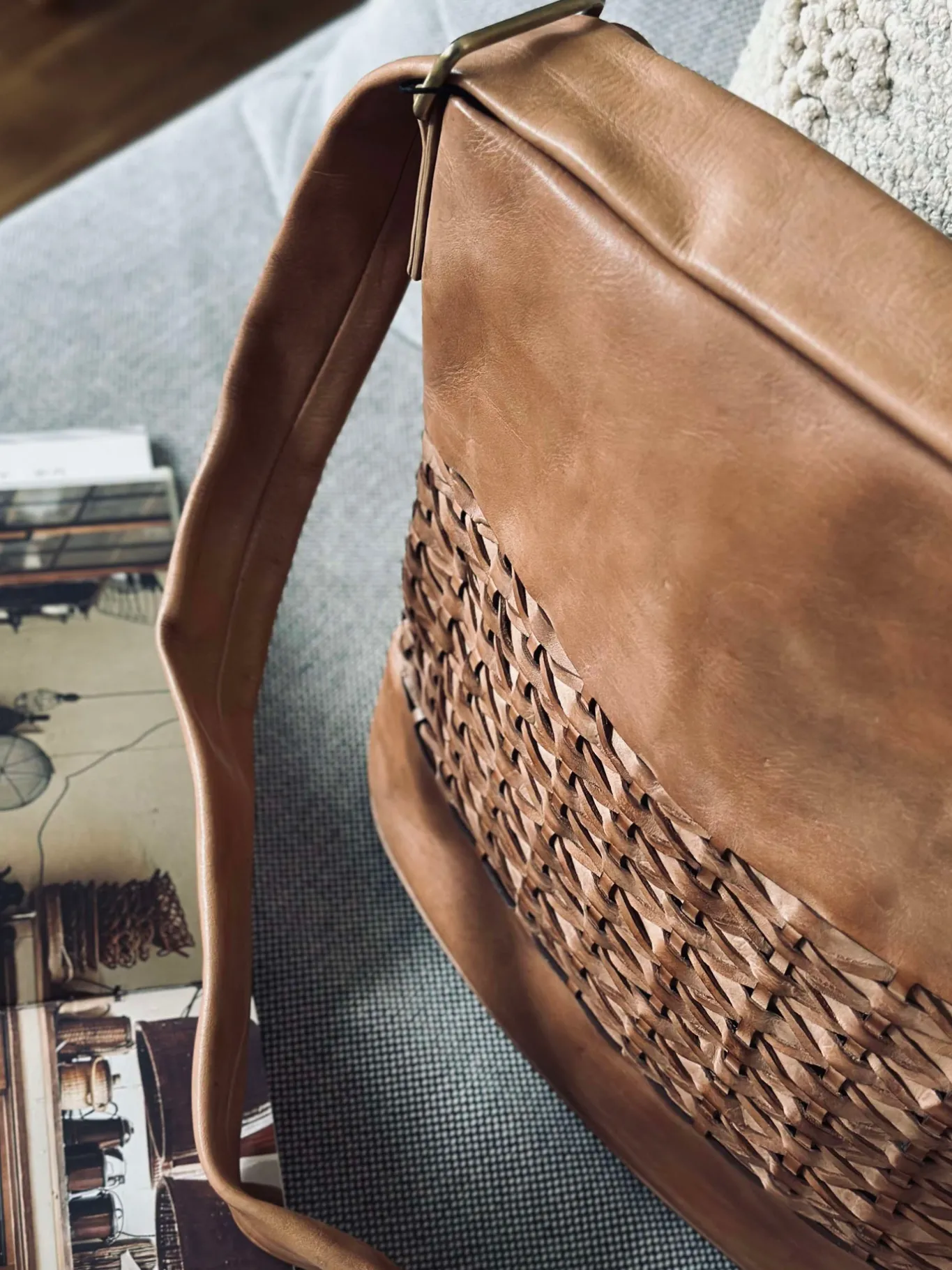 VIAMAJA Skuldertasker|Shoppere<Shopper Lux Handmade - Camel