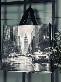 VIAMAJA Shoppere<Shopper m. motiv - grå mix
