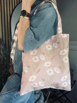 VIAMAJA Kanvas Tasker|Shoppere<Shopper Poppy rose