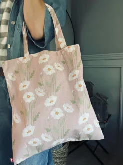 VIAMAJA Kanvas Tasker|Shoppere<Shopper Poppy rose