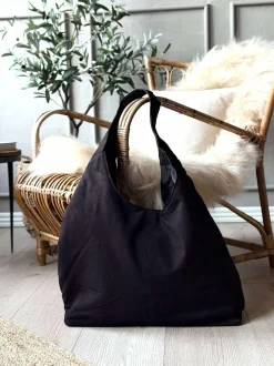 VIAMAJA Læder Tasker|Shoppere<Shopper Ruskind - Coffee brown