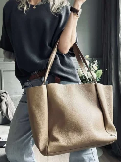 VIAMAJA Shoppere<Shopper Soya - Camel