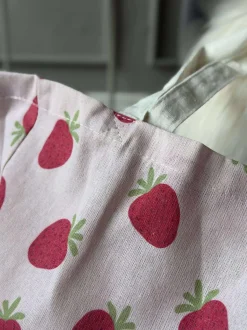 VIAMAJA Kanvas Tasker|Shoppere<Shopper Strawberry