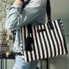 VIAMAJA Skuldertasker|Shoppere<Shopper STRIBE Canvas Small