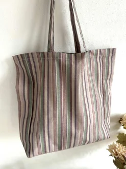 VIAMAJA Kanvas Tasker|Shoppere<Shopper Stribet