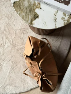 VIAMAJA Shoppere<Shopper XL i blød skindkvalitet - Sand