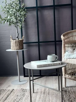 VIAMAJA Borde<Sidebord - Sand metal