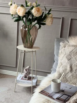 VIAMAJA Borde<Sidebord med hylde - Hvid