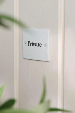 VIAMAJA Badeaccessories|Tilbehør Til Badeværelse<Skilt emalje Private