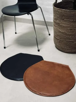 VIAMAJA Puder I Skind|Tæpper Og Puder<Skindhynde Cognac - Model 7