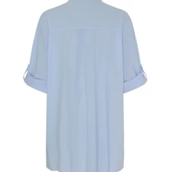 VIAMAJA Skjorter<Skjorte Celina med broderi – Blue