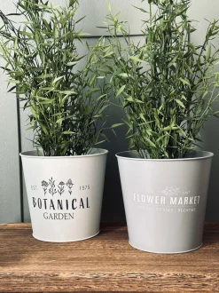 VIAMAJA Urtepotter|Havekrukker<Skjuler til blomster - Hvid