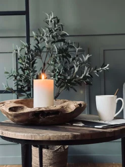 VIAMAJA Fad / Bakker|Skåle Og Tallerkener<Skål af teakrod – Large