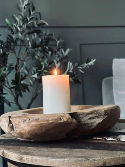 VIAMAJA Fad / Bakker|Skåle Og Tallerkener<Skål af teakrod – Large