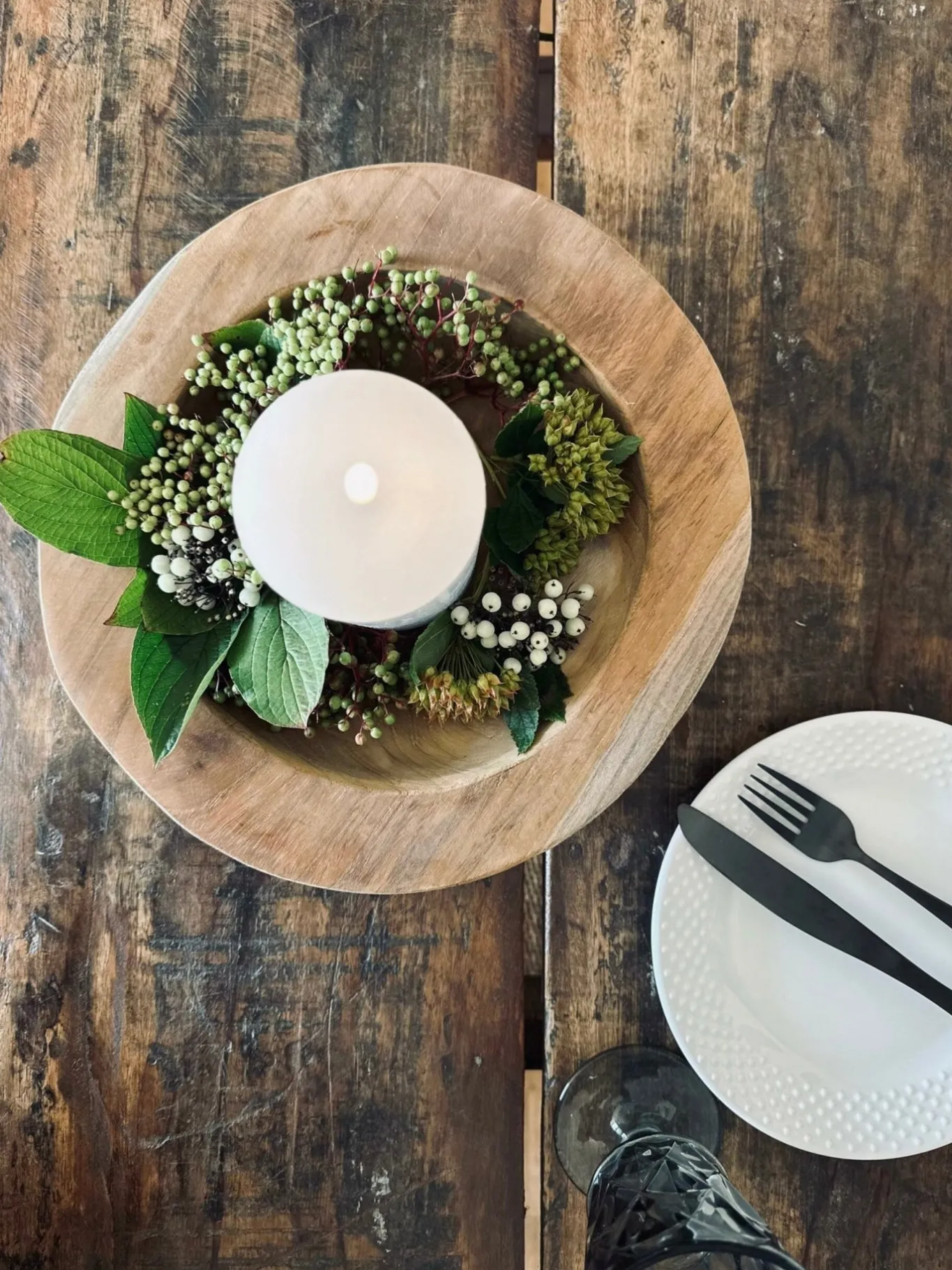 VIAMAJA Fad / Bakker|Skåle Og Tallerkener<Skål af teakrod – Medium