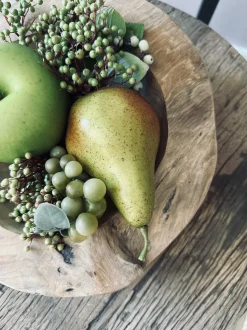 VIAMAJA Fad / Bakker|Skåle Og Tallerkener<Skål af teakrod – Small