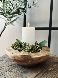 VIAMAJA Fad / Bakker|Skåle Og Tallerkener<Skål af teakrod – Small