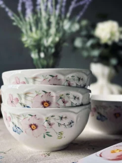 VIAMAJA Porcelæn Og Stentøj|Skåle Og Tallerkener<Skål Flora Lilla