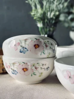 VIAMAJA Porcelæn Og Stentøj|Skåle Og Tallerkener<Skål Flora Lilla
