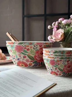 VIAMAJA Skåle Og Tallerkener|Camping Og Picnic<Skål flower melamin
