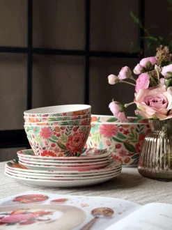 VIAMAJA Skåle Og Tallerkener|Camping Og Picnic<Skål flower melamin