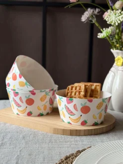 VIAMAJA Skåle Og Tallerkener|Mini Maja<Skål FRUIT - 4 stk.