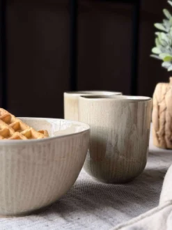 VIAMAJA Porcelæn Og Stentøj|Skåle Og Tallerkener<Skål Lydia keramik - Sæt med 4 stk Beige