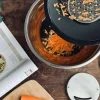 VIAMAJA Skåle Og Tallerkener|Rustfrit Stål<Skål med snittelåg - Rustfrit stål