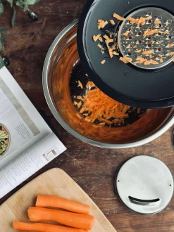 VIAMAJA Skåle Og Tallerkener|Rustfrit Stål<Skål med snittelåg - Rustfrit stål