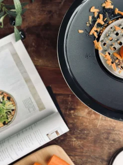 VIAMAJA Skåle Og Tallerkener|Rustfrit Stål<Skål med snittelåg - Rustfrit stål