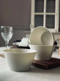 VIAMAJA Skåle Og Tallerkener|Camping Og Picnic<Skål Norma Beige - 3 stk.