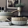 VIAMAJA Porcelæn Og Stentøj|Skåle Og Tallerkener<Skål VIGA strib stentøj - Mat brun 12cm