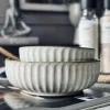 VIAMAJA Porcelæn Og Stentøj|Skåle Og Tallerkener<Skål VIGA strib stentøj - Sand flere størrelser