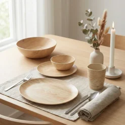 VIAMAJA Skåle Og Tallerkener|Camping Og Picnic<Skål Wood melamin - Flere størrelser