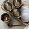 VIAMAJA Div. Køkken|Rustfrit Stål<Skåle 4 stk - Rustfrit stål