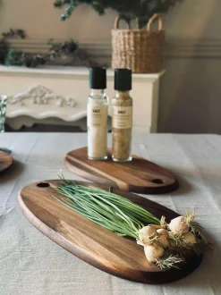 VIAMAJA Skærebrætter|Alt Til Tapas<Skærebræt organisk akacia 45 cm