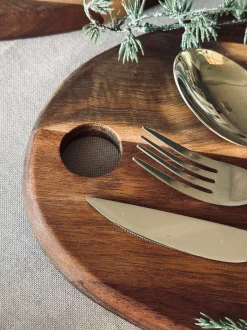 VIAMAJA Skærebrætter|Alt Til Tapas<Skærebræt organisk akacia 45 cm
