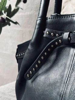 VIAMAJA Skuldertasker|Shoppere<Skuldertaske med nitter - Black