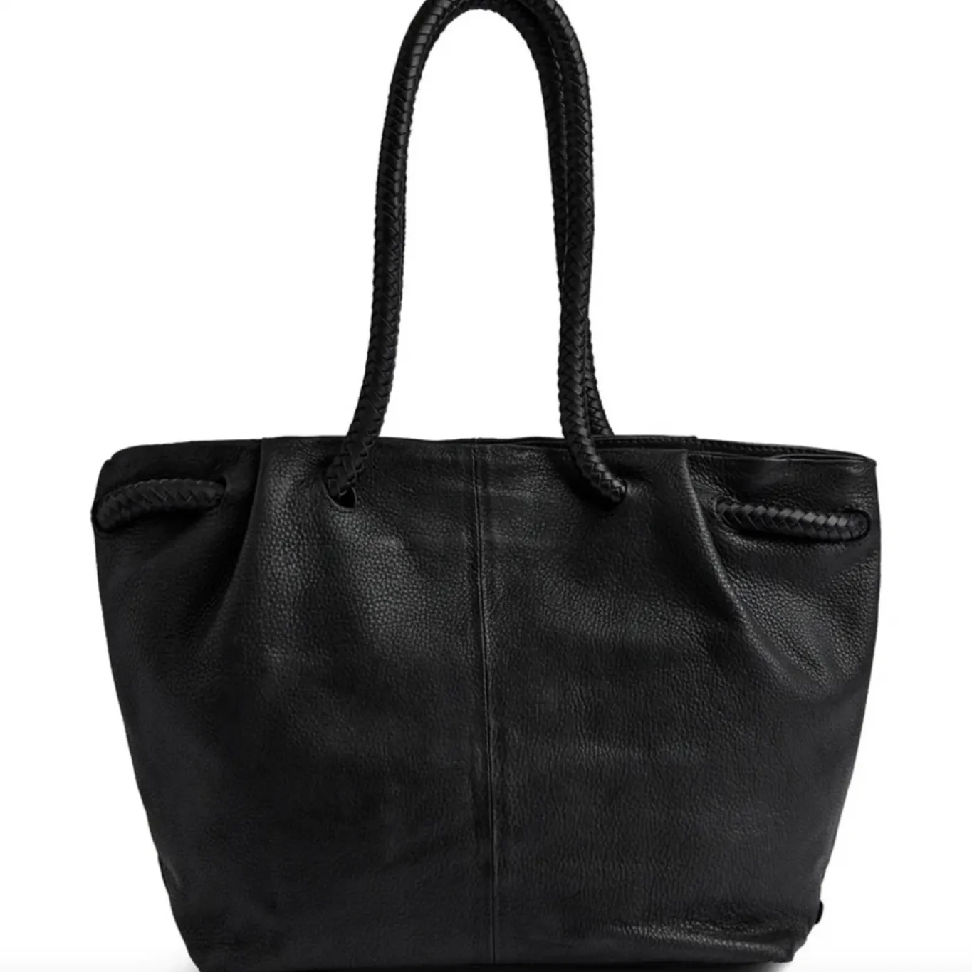 VIAMAJA Skuldertasker|Shoppere<Skuldertaske med smuk fletrem - Black