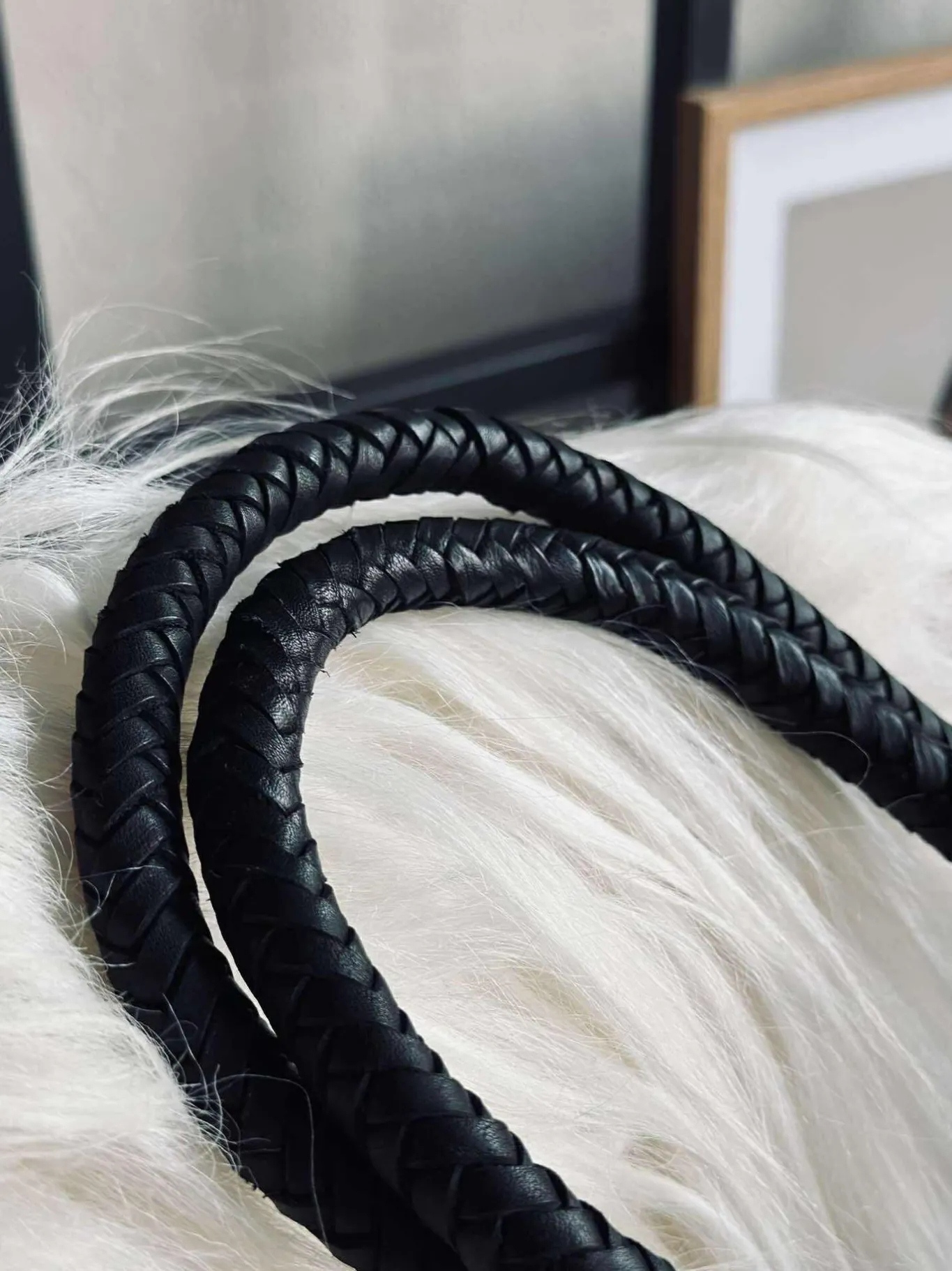 VIAMAJA Skuldertasker|Shoppere<Skuldertaske med smuk fletrem - Black