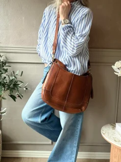 VIAMAJA Læder Tasker|Skuldertasker<Skuldertaske Neri Small - Walnut