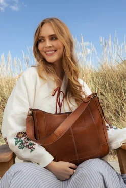 VIAMAJA Læder Tasker|Skuldertasker<Skuldertaske Neri Small - Walnut