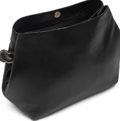VIAMAJA Cross Body|Læder Tasker<Skuldertaske SALLY Black / Gold