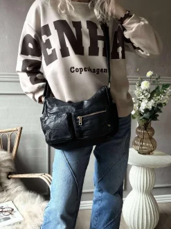 VIAMAJA Cross Body|Skuldertasker<Skuldertaske Sienna - Black gold
