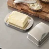 VIAMAJA Skåle Og Tallerkener|Rustfrit Stål<Smørboks med låg - Rustfrit stål